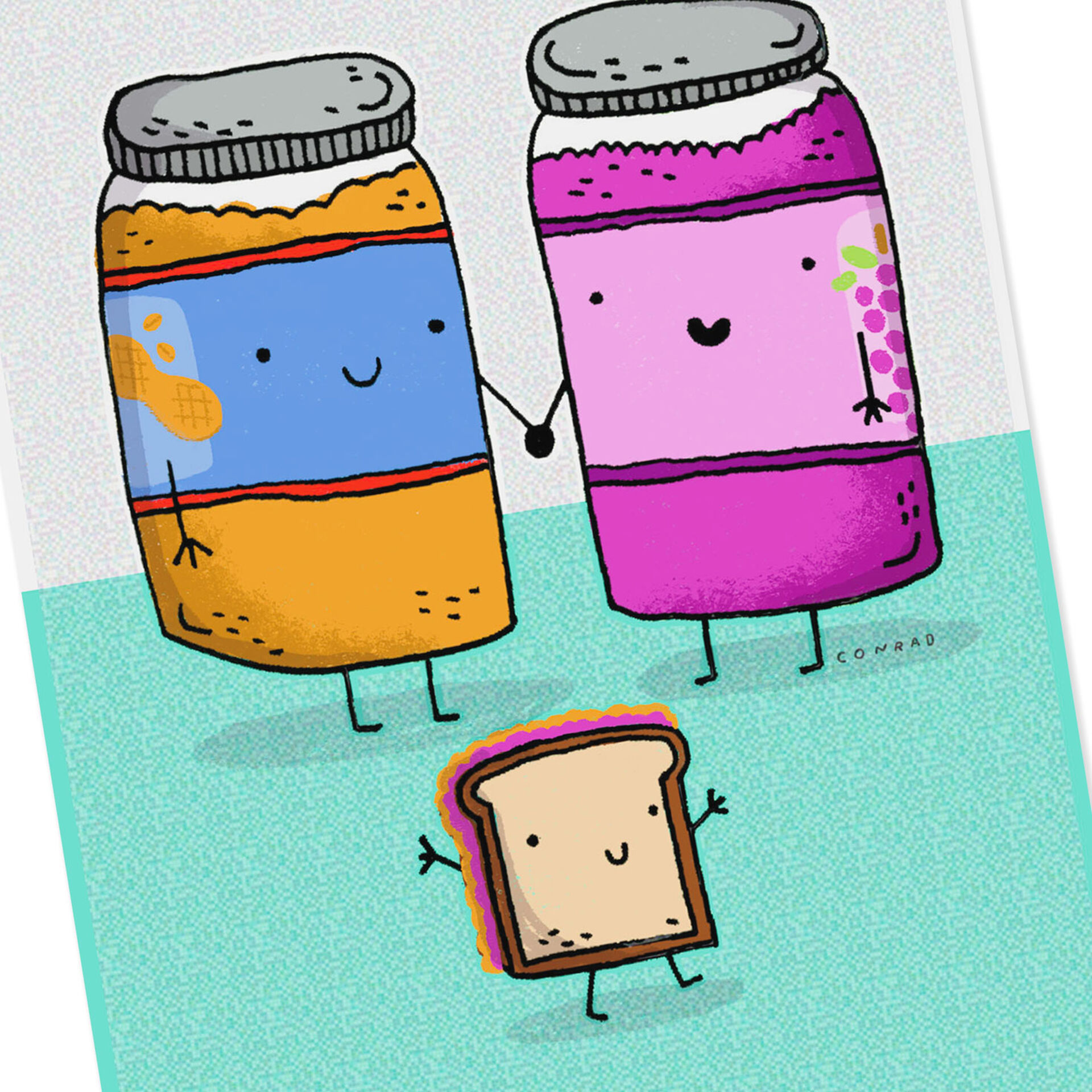 Peanut Butter and Jelly Jars Romantic Father's Day Card Greeting Cards Hallmark