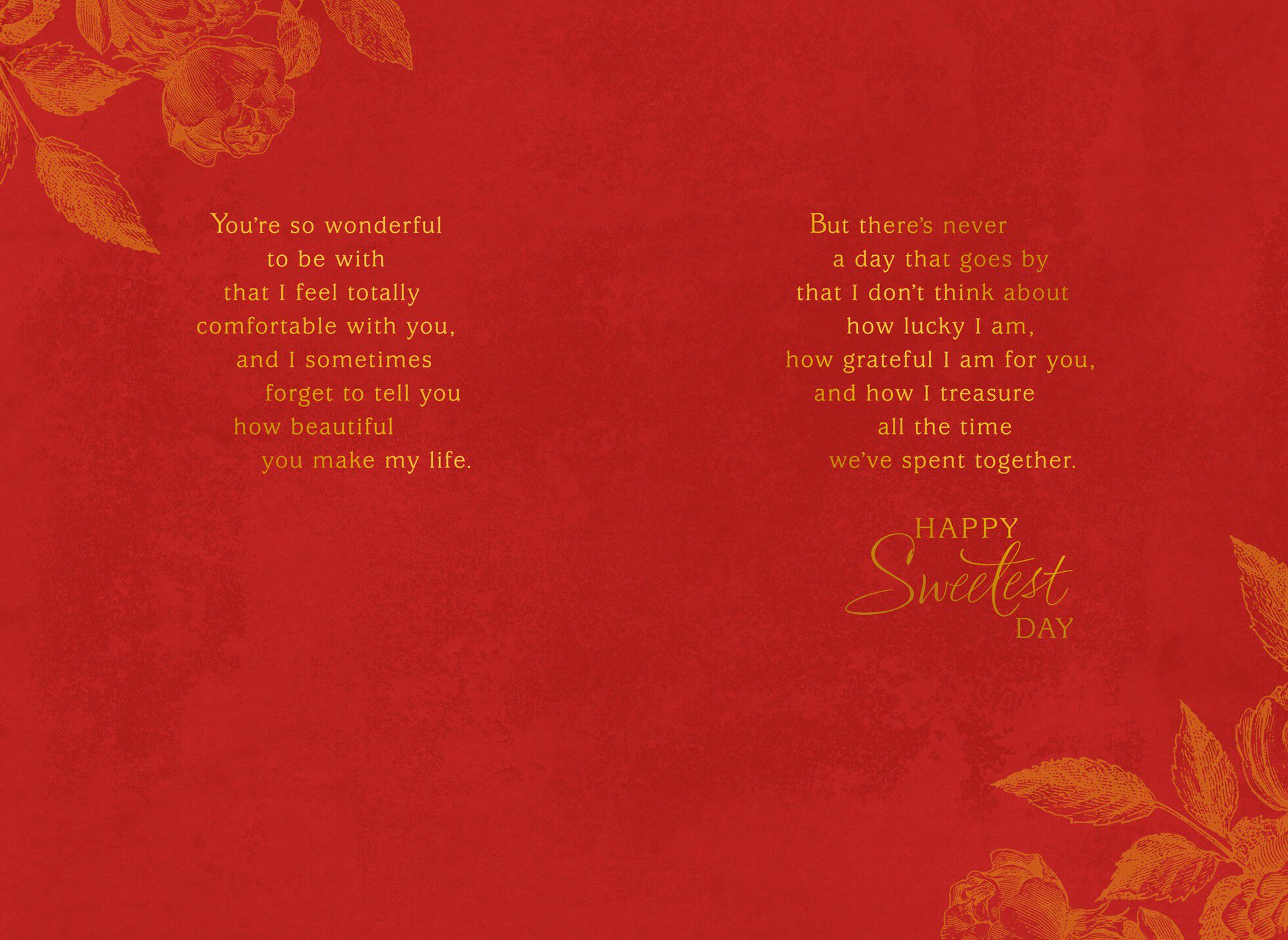 Lucky and Grateful Sweetest Day Card