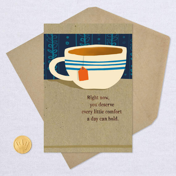 Cup of Hot Tea Get Well Card, , large image number 5