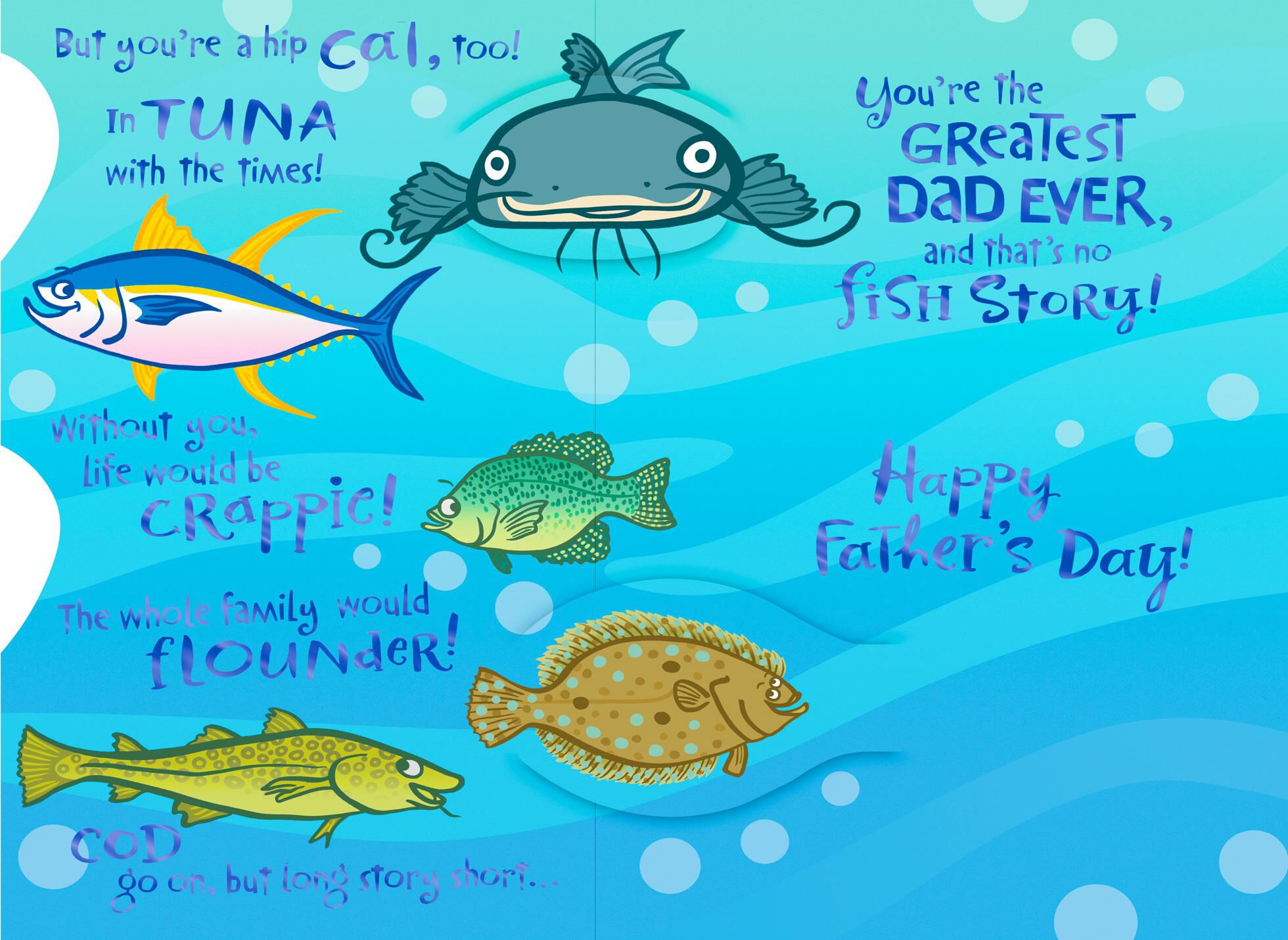 No Fish Story Father's Day Card
