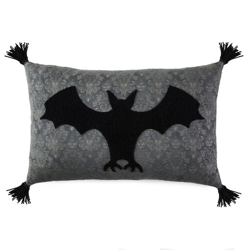 Disney The Haunted Mansion Glow-in-the-Dark Bat Pillow, 12x20, 