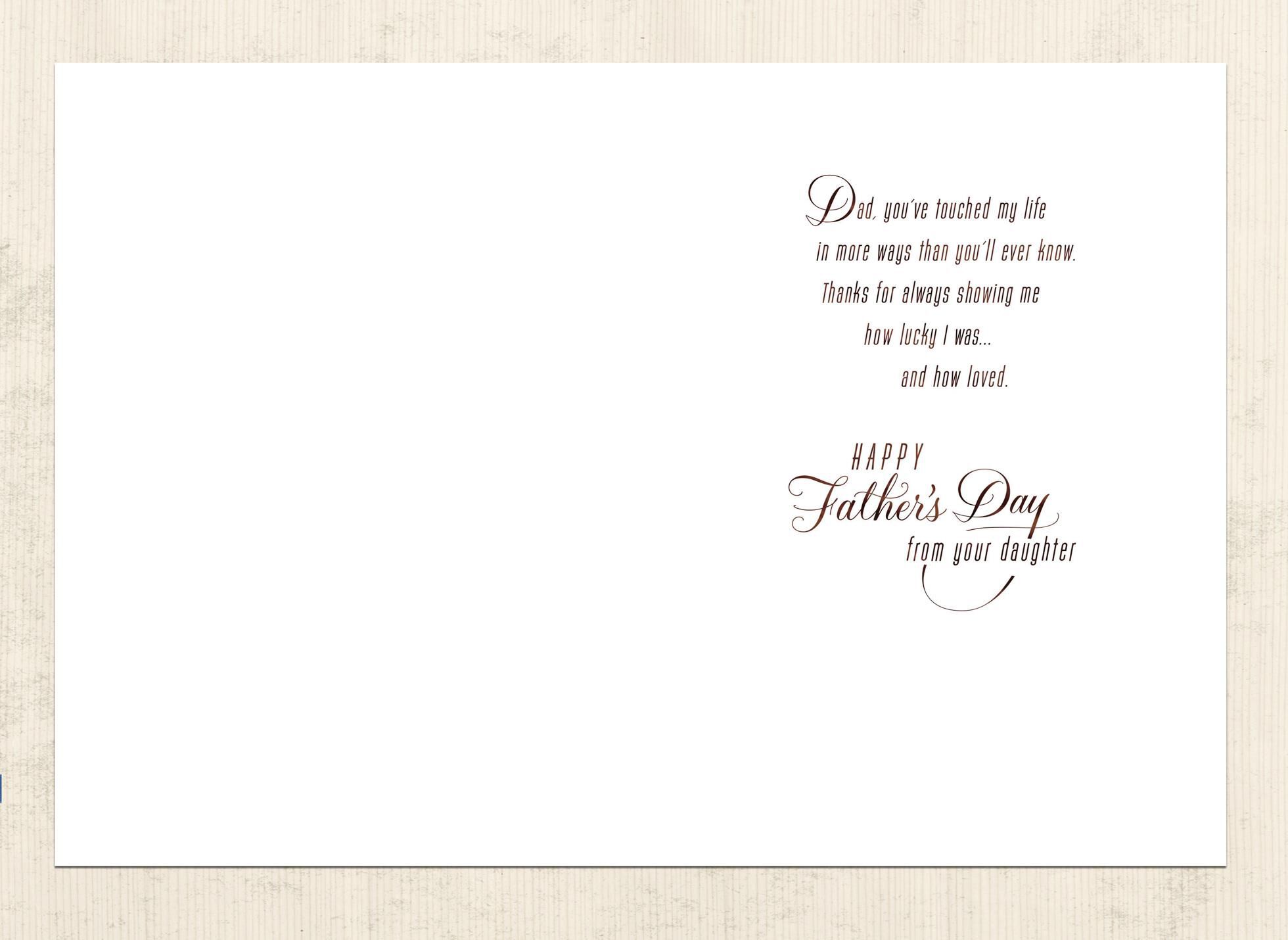 Tough and Tender Father's Day Card