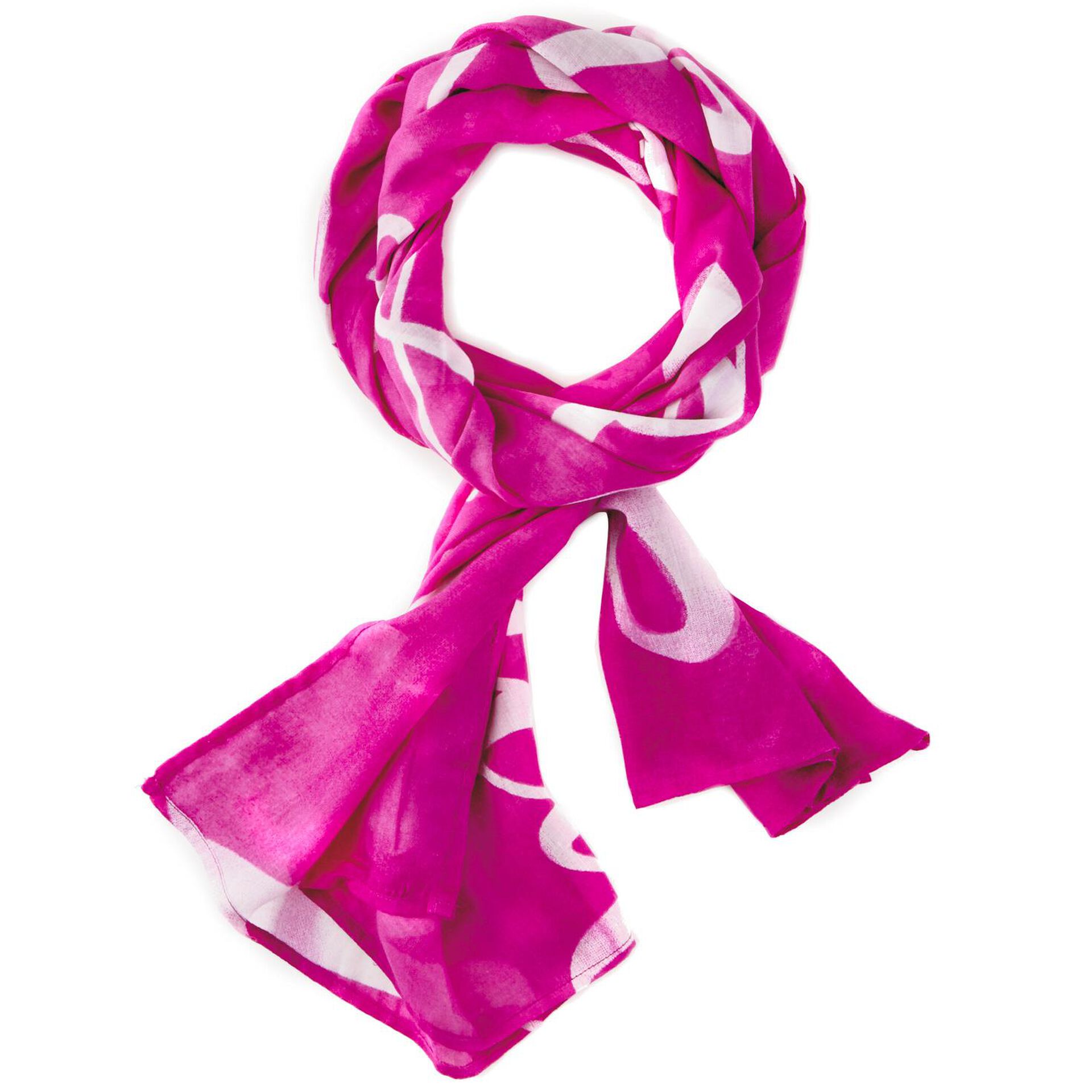 She Believed She Could Magenta Inspirational Quote Scarf Scarves Hats Gloves Hallmark