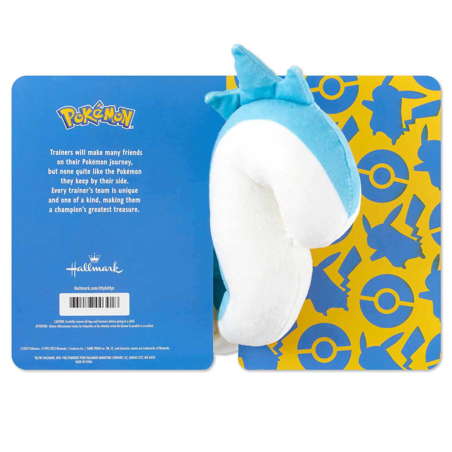 itty bittys&reg; Pok&eacute;mon Piplup, Munchlax, and Pachirisu Plush, Set of 3, , large image number 7