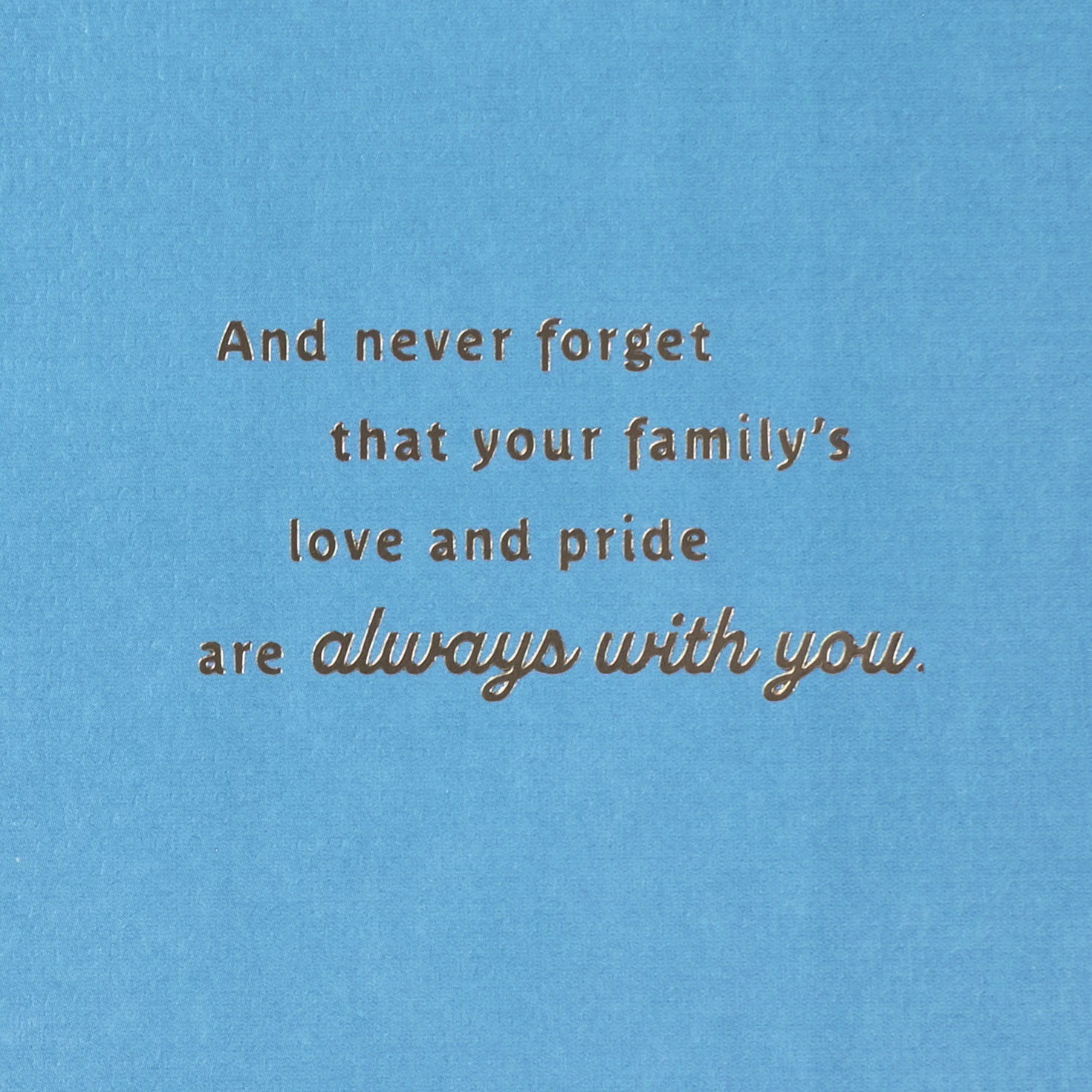 Blue and Gold Compass Graduation Card for Grandson  image number 3