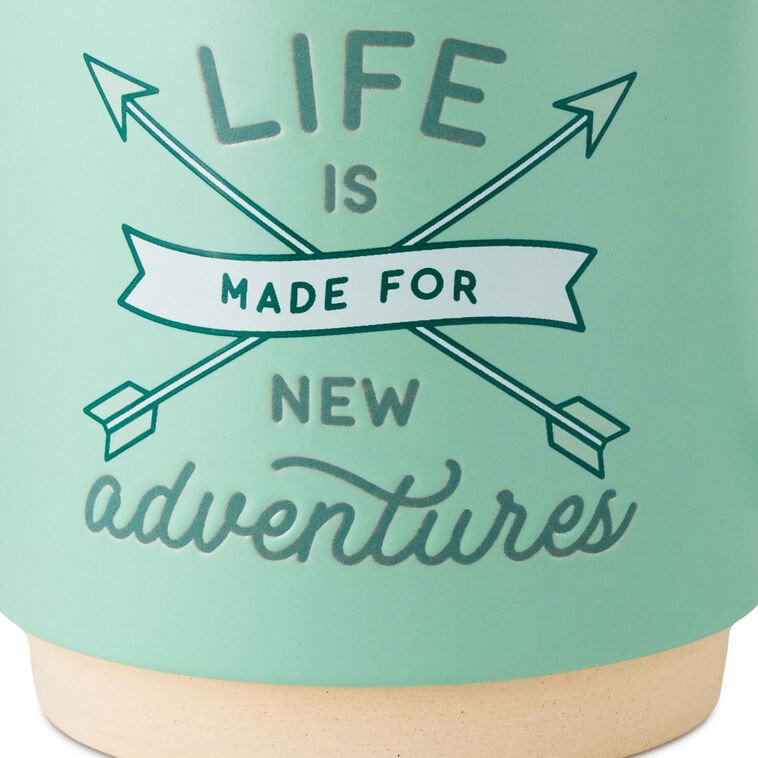 Life Is Made for New Adventures Ceramic Mug  image number 3