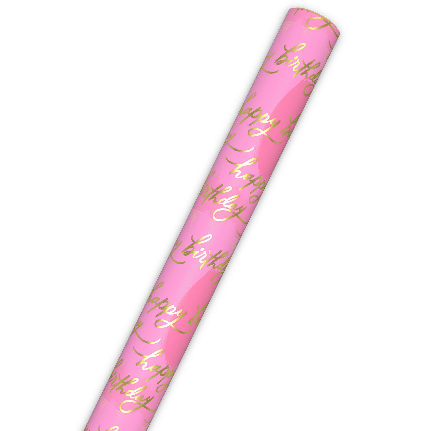 Pink and Gold Birthday Wrapping Paper for Her  image number 6