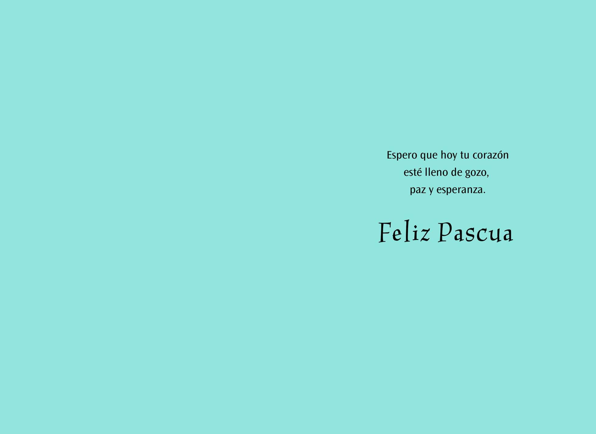Joy, Peace, Hope Spanish-Language Easter Card