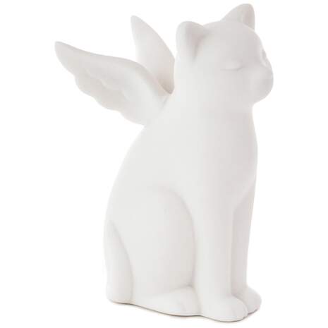 Cat Angel Figurine, , large