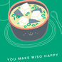 You Make Miso Happy Pun Blank Card Card Front Detail image number 3
