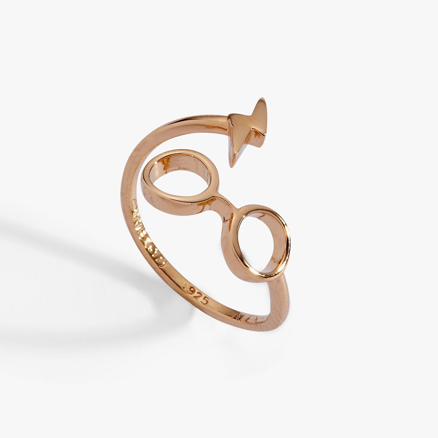 Alex And Ani Harry Potter&trade; Glasses + Scar Ring Wrap closeup view image number 2