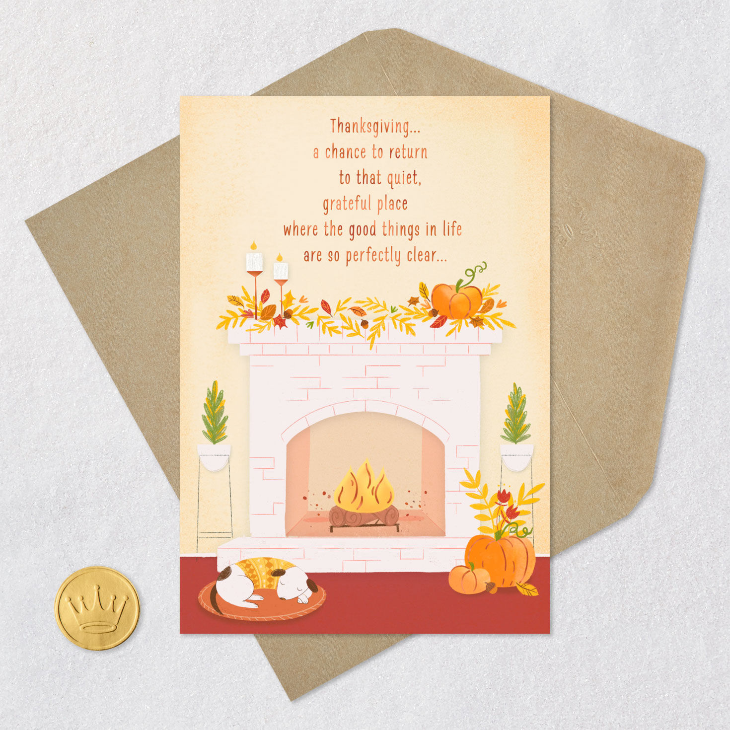 A Quiet, Grateful Place of Blessing Thanksgiving Card for only USD 2.00 | Hallmark