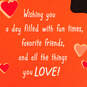 Disney Mickey All the Things You Love Valentine's Day Card, , large image number 2