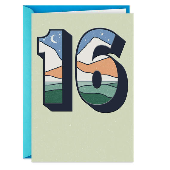 Make the Most of It 16th Birthday Card, , large image number 1