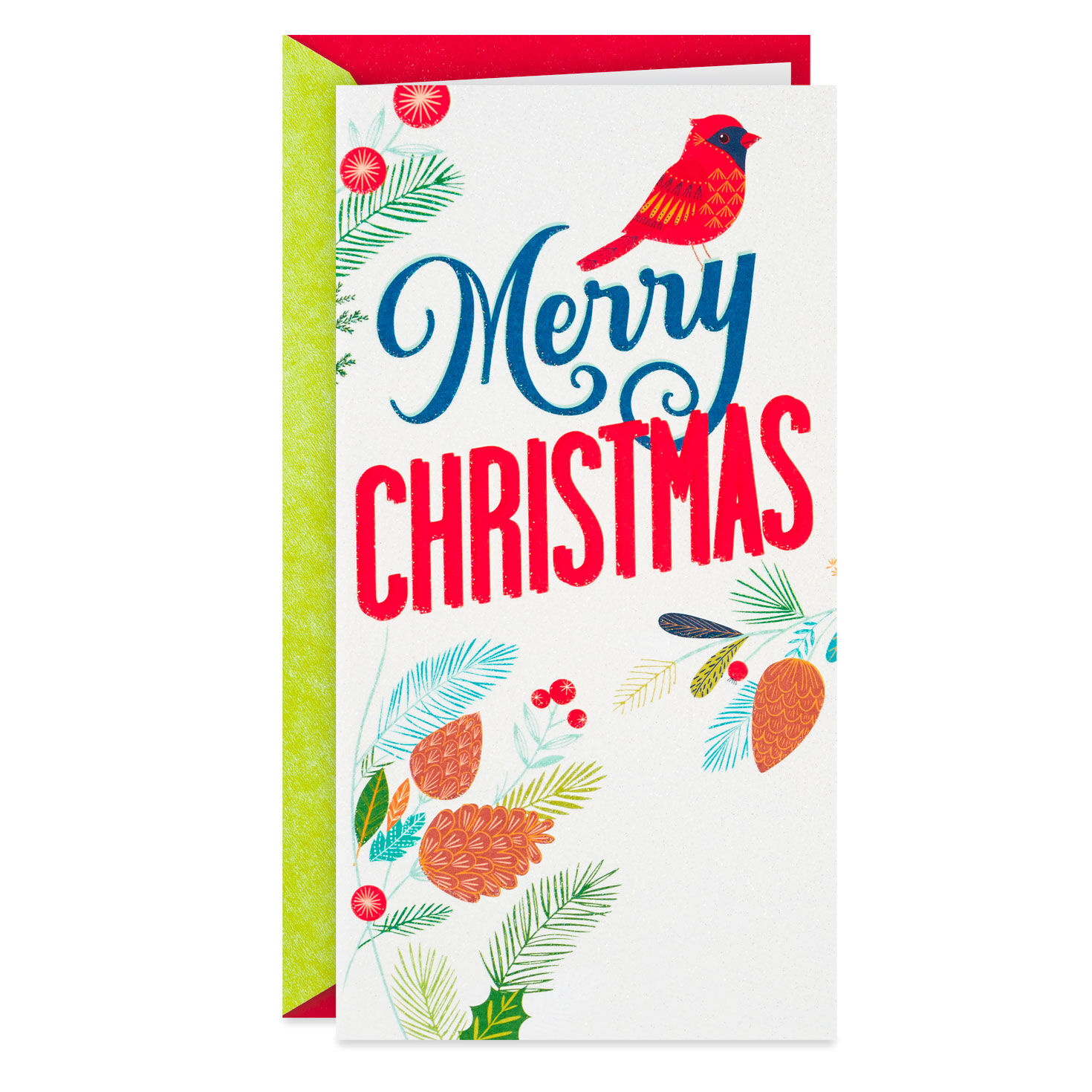 You Make Spirits Bright Money Holder Christmas Card Greeting Cards