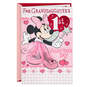 Disney Minnie Mouse First Valentine's Day Card for Granddaughter, , large image number 1