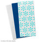 Snowflake Print, Blue and White Tissue Paper Pack quantity image number 3