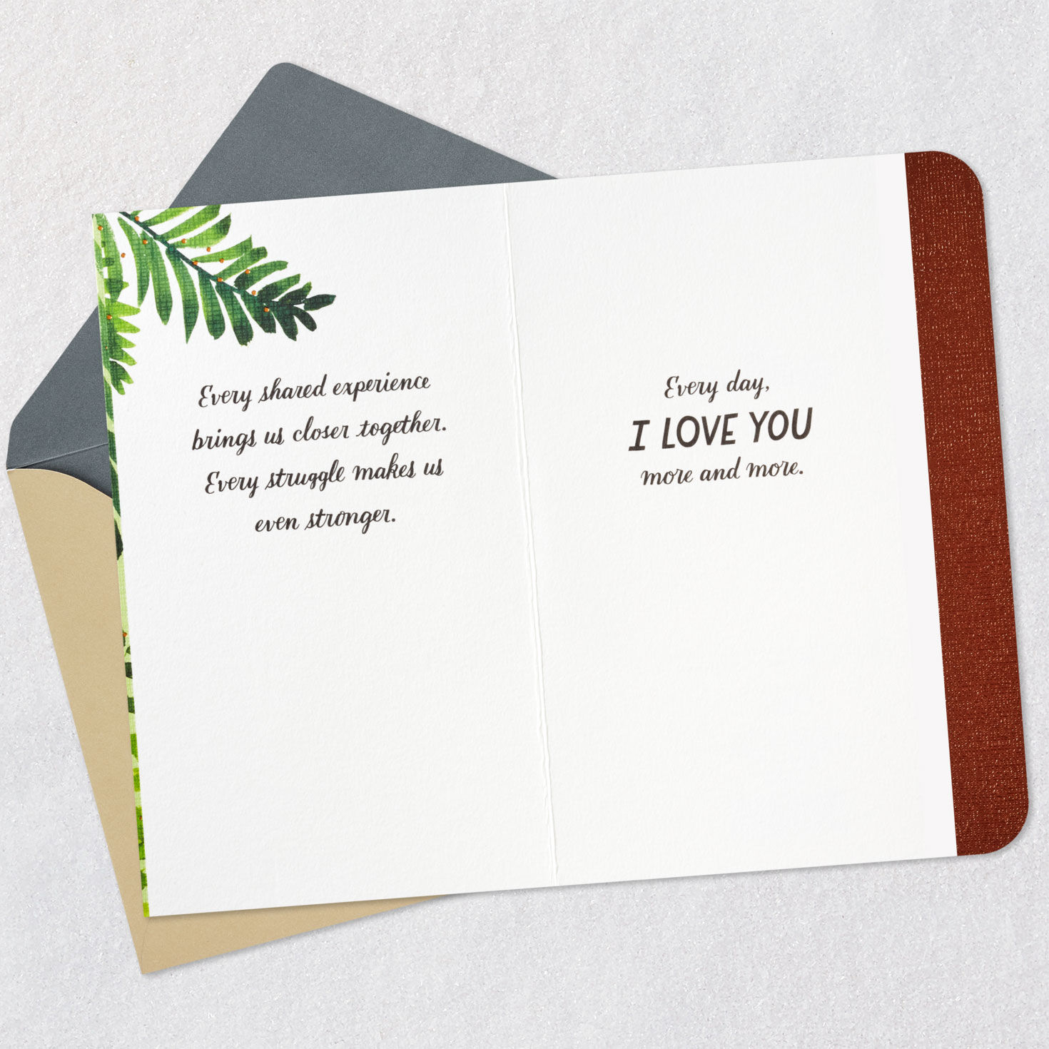 I Love You More and More Every Day Love Card for only USD 5.99 | Hallmark