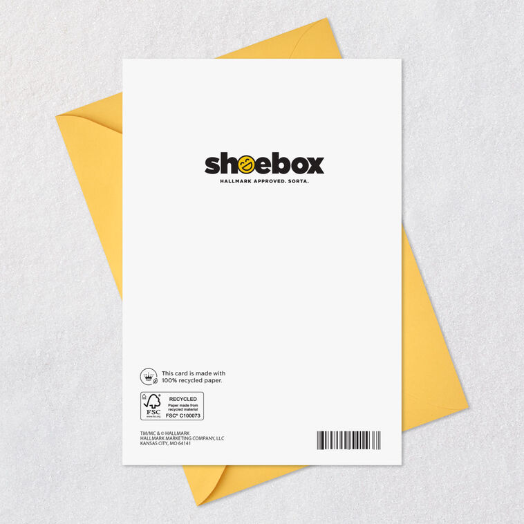 Colorful Balloon Cartoon Funny Birthday Card Card Back with Envelope image number 7