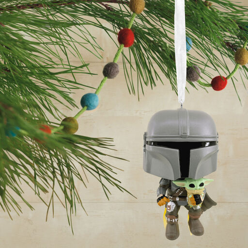 Star Wars The Mandalorian™ With Grogu™ Funko POP!® Hallmark Ornament, 