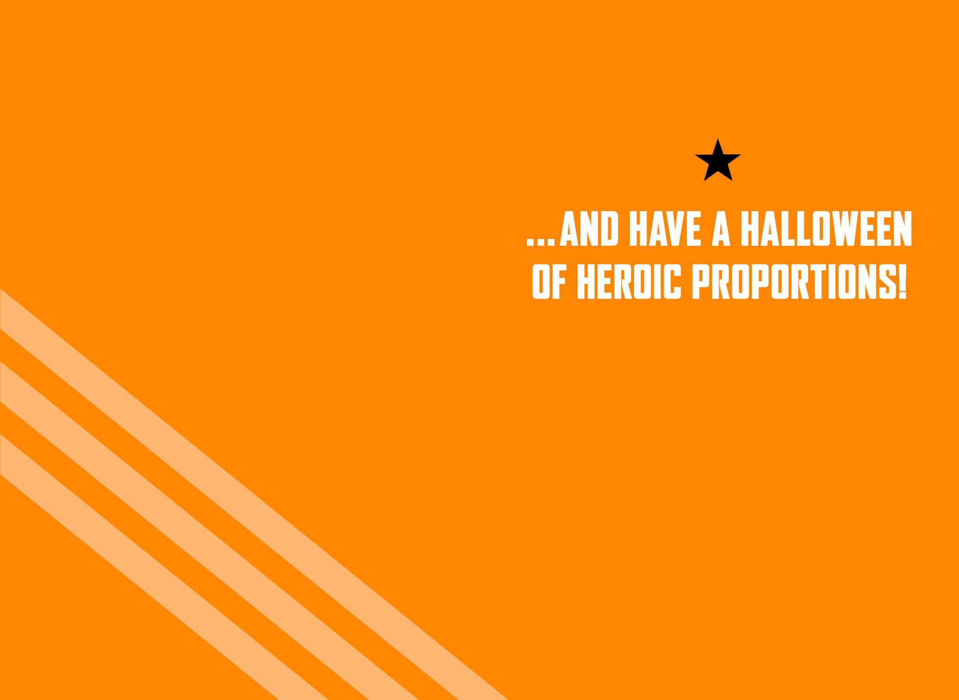 Justice League™ Join Forces Halloween Card