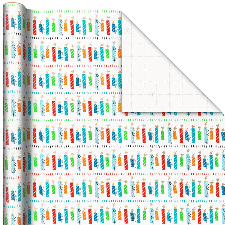 Assorted Colorful Birthday Wrapping Paper 3-Pack, 60 sq. ft., , large image number 6