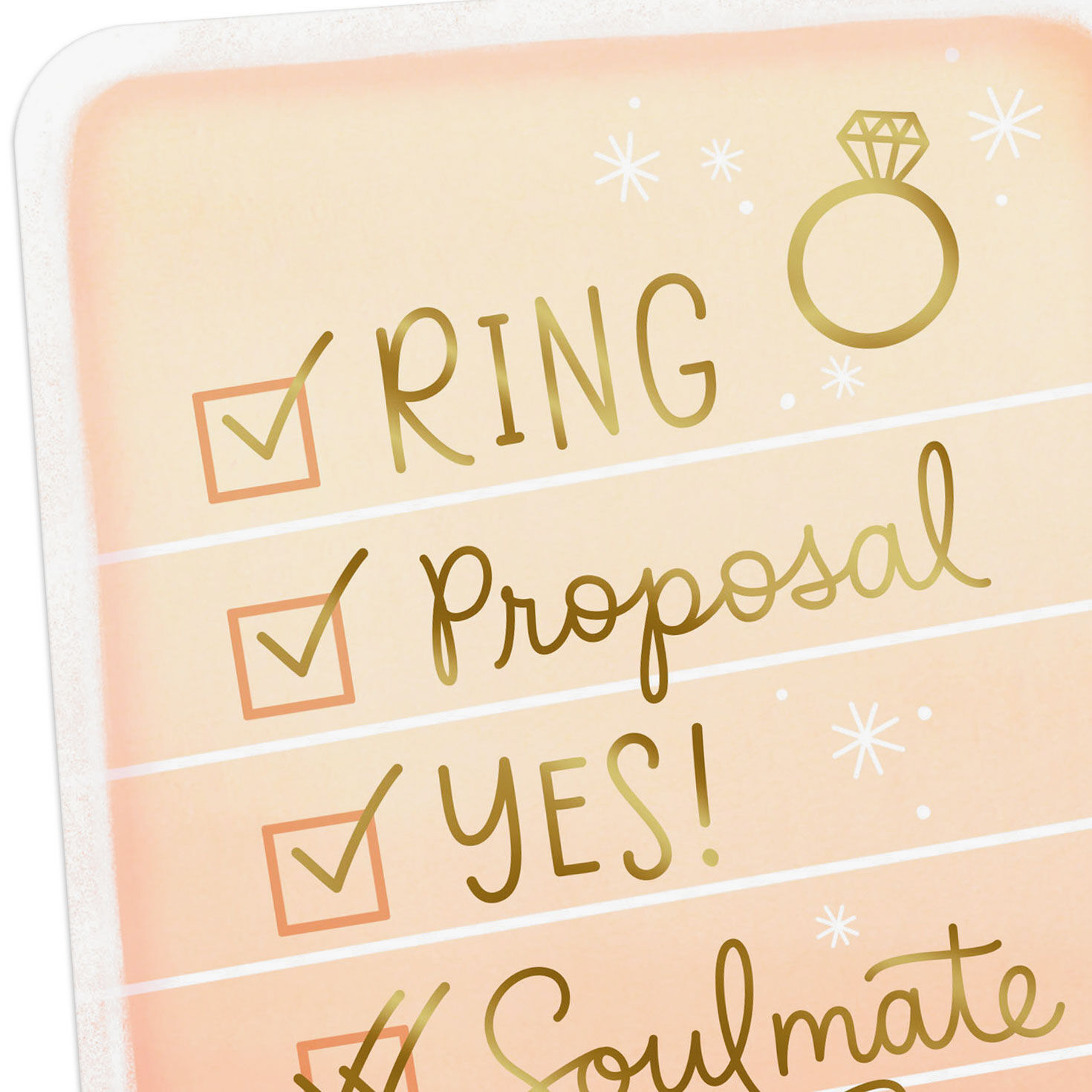 Wedding Checklist Engagement Card for only USD 2.99 | Hallmark