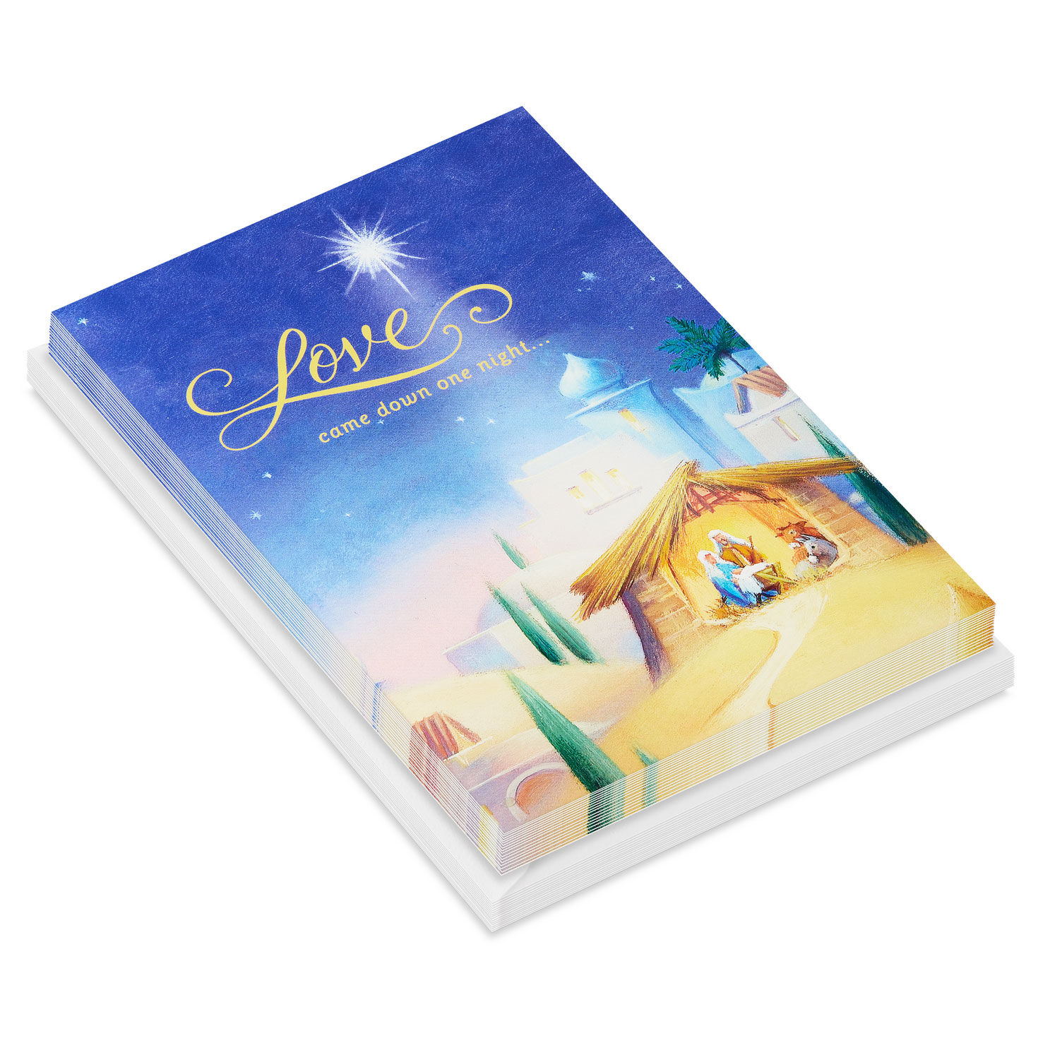 Nativity DaySpring Religious Christmas Cards front stacked image number 2