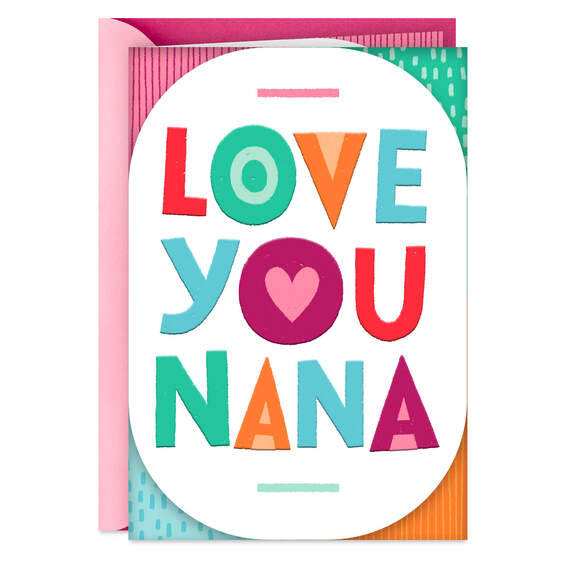 Love You Mother's Day Card for Nana