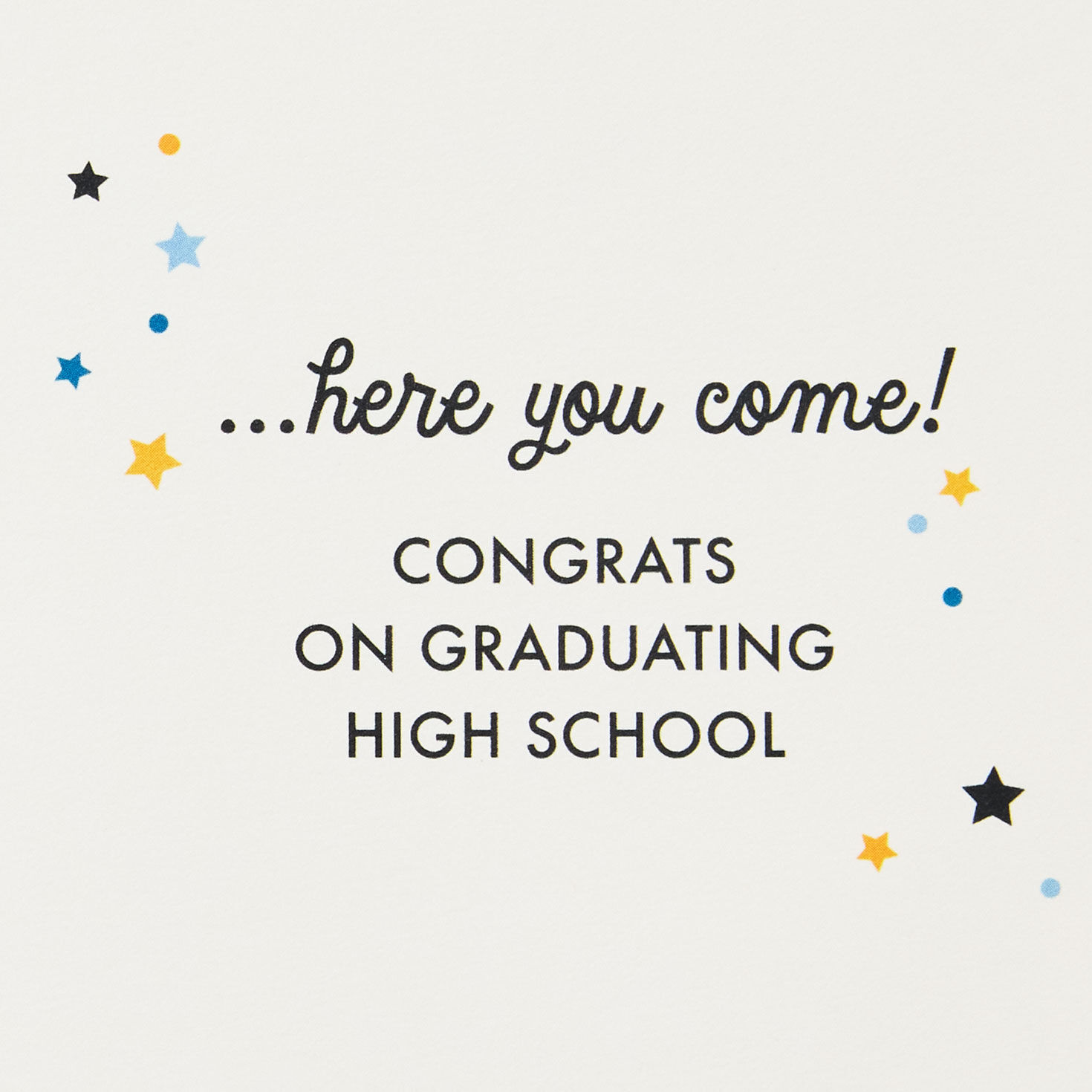 Grad Cap on Globe High School Graduation Card Sentiment image number 2