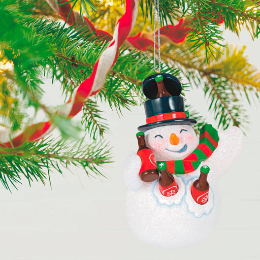 Jolly Beer Belly Snowman Ornament, 