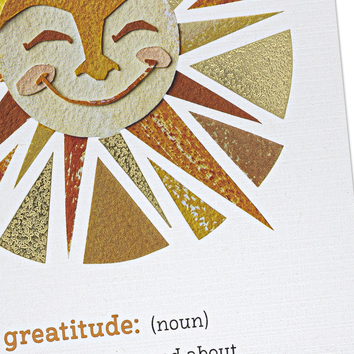 Smiling Sun Greatitude Thank You Card  image number 4