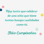 You're Beautiful Spanish-Language Birthday Card for Girl, , large image number 2