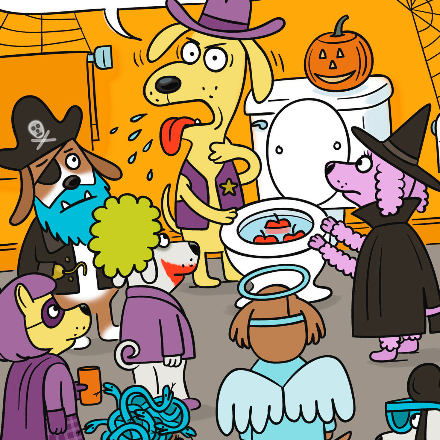 Dog Halloween Party Funny Halloween Card, , large image number 4