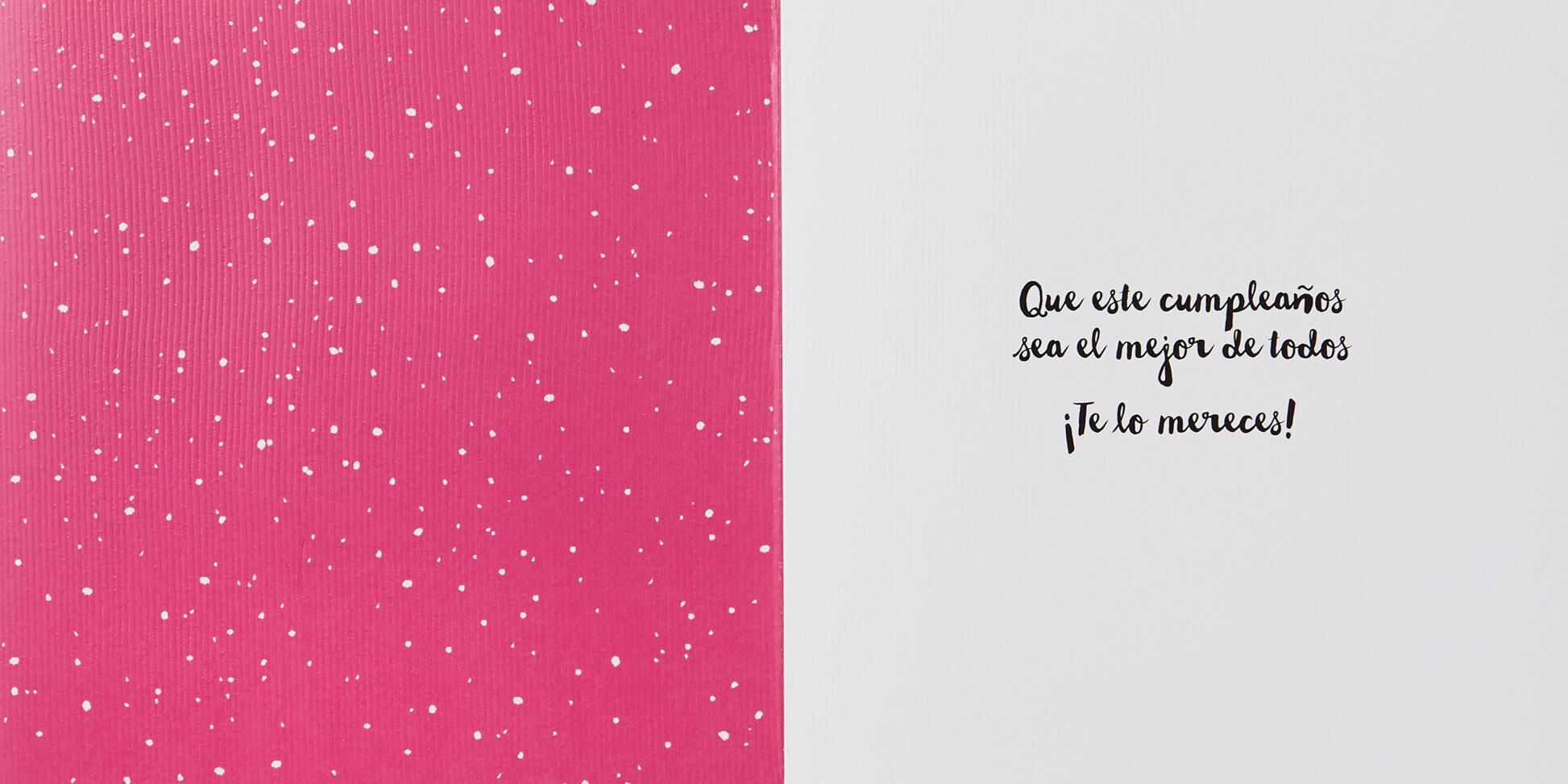 Te Lo Mereces Spanish Language Birthday Card