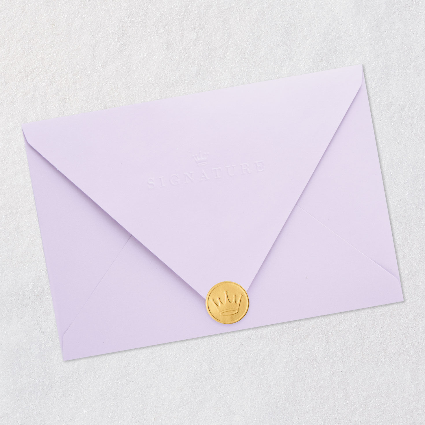 Silver Foil and Blue Confetti Birthday Card Envelope Back with Seal image number 8