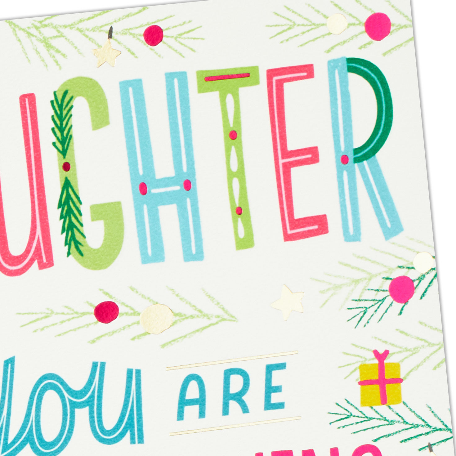 You Are Everything Wonderful Christmas Card for Daughter, , large image number 4