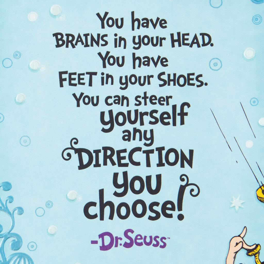 Dr Seuss Oh The Places You Ll Go Graduation Card Greeting