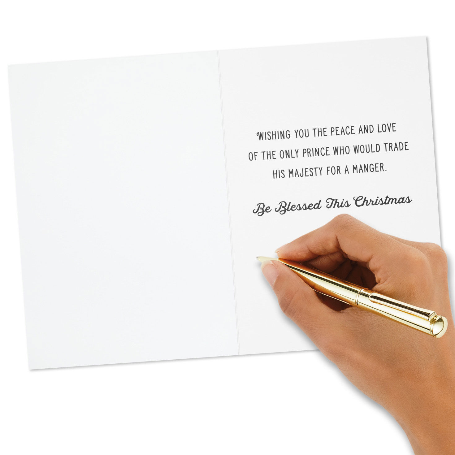 Manger DaySpring Religious Christmas Cards signing card image number 6