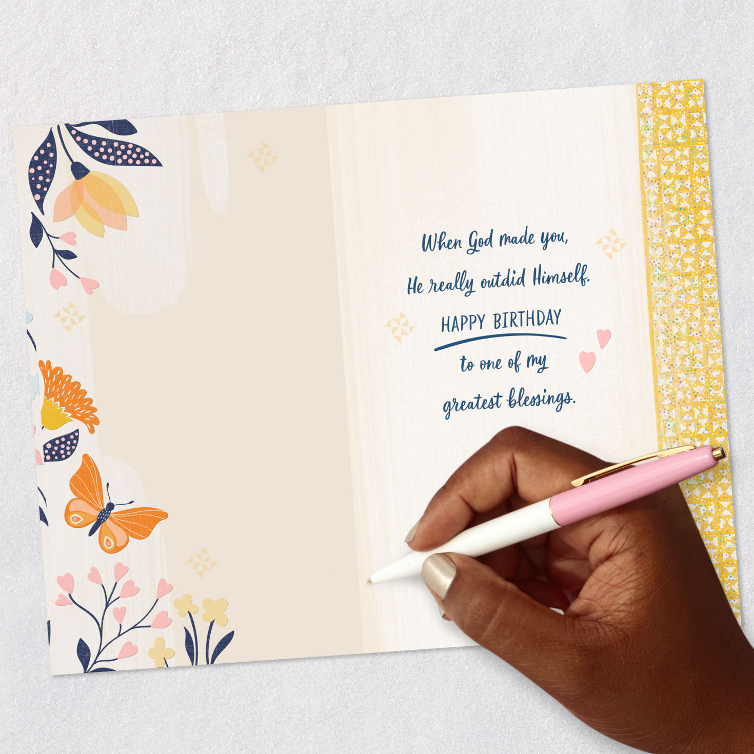 God Outdid Himself Religious Birthday Card for Wife for only USD 4.59 | Hallmark