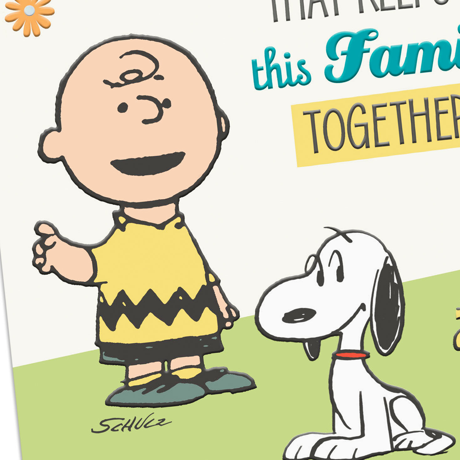Peanuts Gang Funny Mother's Day Card From All Card Front Detail image number 4