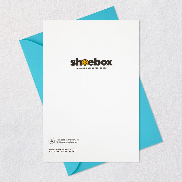 Pink and Green Lettering Funny Sister Birthday Card Card Back with Envelope image number 7