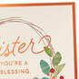 You're a Blessing Christmas Card for Sister, , large image number 4