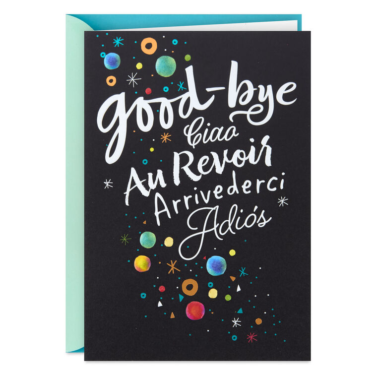 Hallmark Goodbye Cards Printable Free, Printable Farewell Card