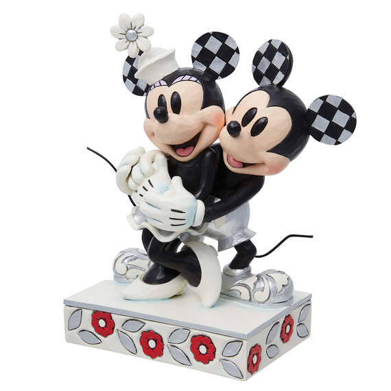 Jim Shore Disney 100 Years of Wonder Mickey and Minnie Hugging Figurine, 7.25", , large image number 3