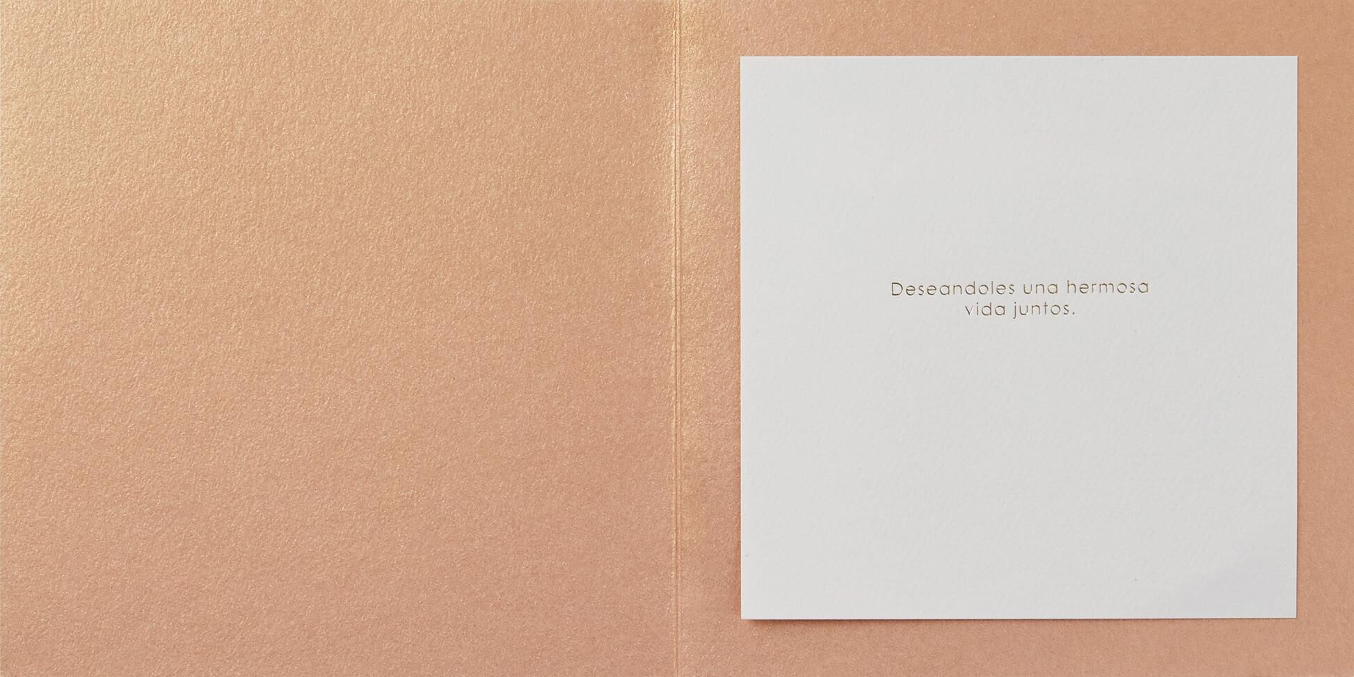 Dos Vidas Se Entrelazan Spanish Language Wedding Card