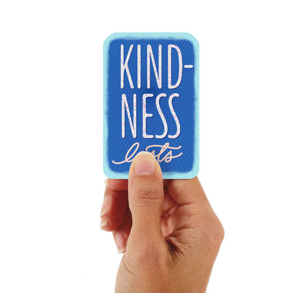 3.25" Mini Kindness Lasts Blank Card, , large image number 1