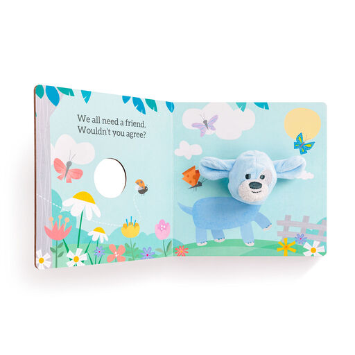 Demdaco The Friendly Puppy Finger Puppet Board Book, 