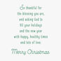 Folk Art Snowman Religious Christmas Card Sentiment image number 2
