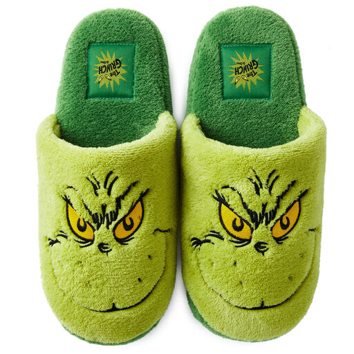 Dr. Seuss's How the Grinch Stole Christmas!™ Grinch Slippers With Sound, 